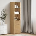 thumbnail image 4 of Miseno MV-HARB20-SCA-WA Harbin 72" Wood Free Standing Linen Tower - Washed Ash Grey, 4 of 7