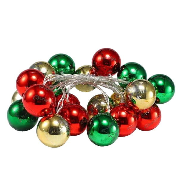 Guirnalda de luces navideñas, manualidades, colgantes, luces LED navideñas para exteriores. bola de 6m