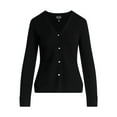 thumbnail image 5 of Scoop Women’s V Neck Cardigan Sweater with Long Sleeves, Lightweight, Sizes XS-XXL, 5 of 5