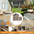 thumbnail image 5 of Gowoodhut Chicken Coop Wooden Poultry Cage Outdoor with Nesting Box, Legs, Tray, 5 of 7