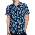thumbnail image 4 of High Quality Hawaiian Shirts for Men Short Sleeve Aloha Beach Shirt Floral Summer Casual Button Down Shirts Blouses EFS7DX, 4 of 7