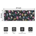 thumbnail image 5 of Black Daisy Flower Colorful Blooms Pattern Door Rugs,Washable Non Slip Door Mats Indoor,Decorative Door Mats,Entry Mat Indoor for Entrance,Bedroom,Kitchen,Bathroom,16"x47", 5 of 6