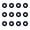 Black, variant on CEORPER Durability Silicones Dampening Pad Rackets Handling For Various Skill Level