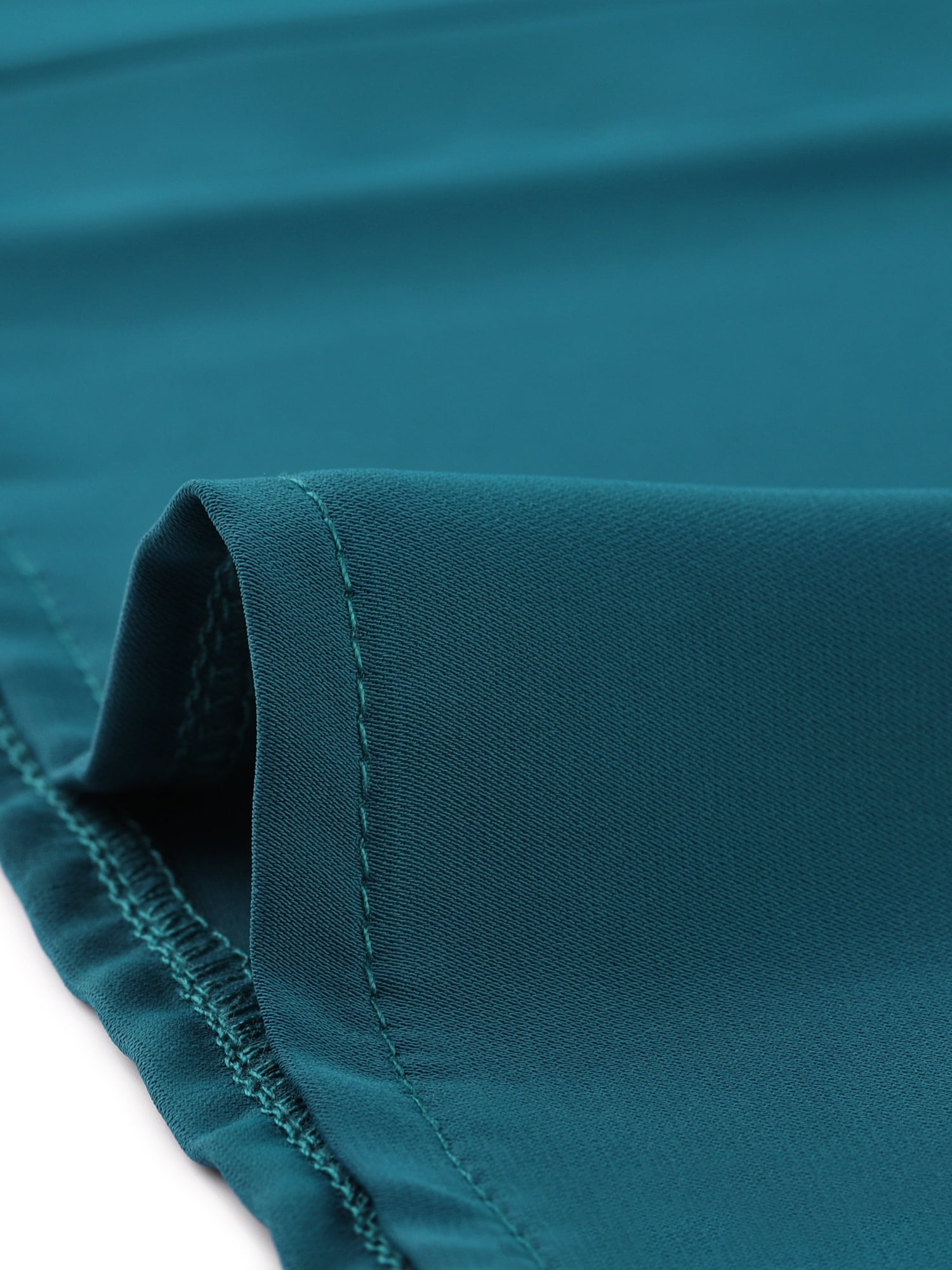DARING DIVA Sleeveless Blouse Top Office Work Shirt S Peacock Blue