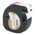 thumbnail image 4 of Spptty Print Label Tape Fabric Ironing Ribbon Black On White For Labeling Machine 12mmx2meter,Label Printer Tape,Print Label Tape, 4 of 8
