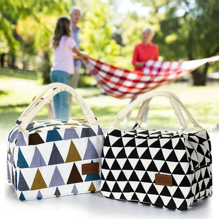 Cute Women Ladies Girls Kids Portable Insulated Lunch Bag Box Picnic Tote