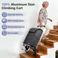 thumbnail image 2 of Carrito para subir escaleras KEDSUM, aleación de aluminio, 300 kg, con bolsa, 2 of 8