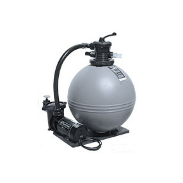 Waterway TWM Above Ground Pool Cartridge Filter System, 1 HP Pump and 50  sq/ft Filter, Include 2 Hoses, 520-3010