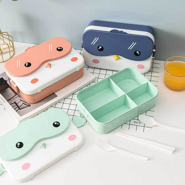 Cute for Kids School Bento Lunch Box Food Storage Container with
