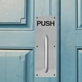 thumbnail image 3 of Metal Doorplate Silver Color Long Lasting Performance for Commercial Settings 1Pack, 3 of 6