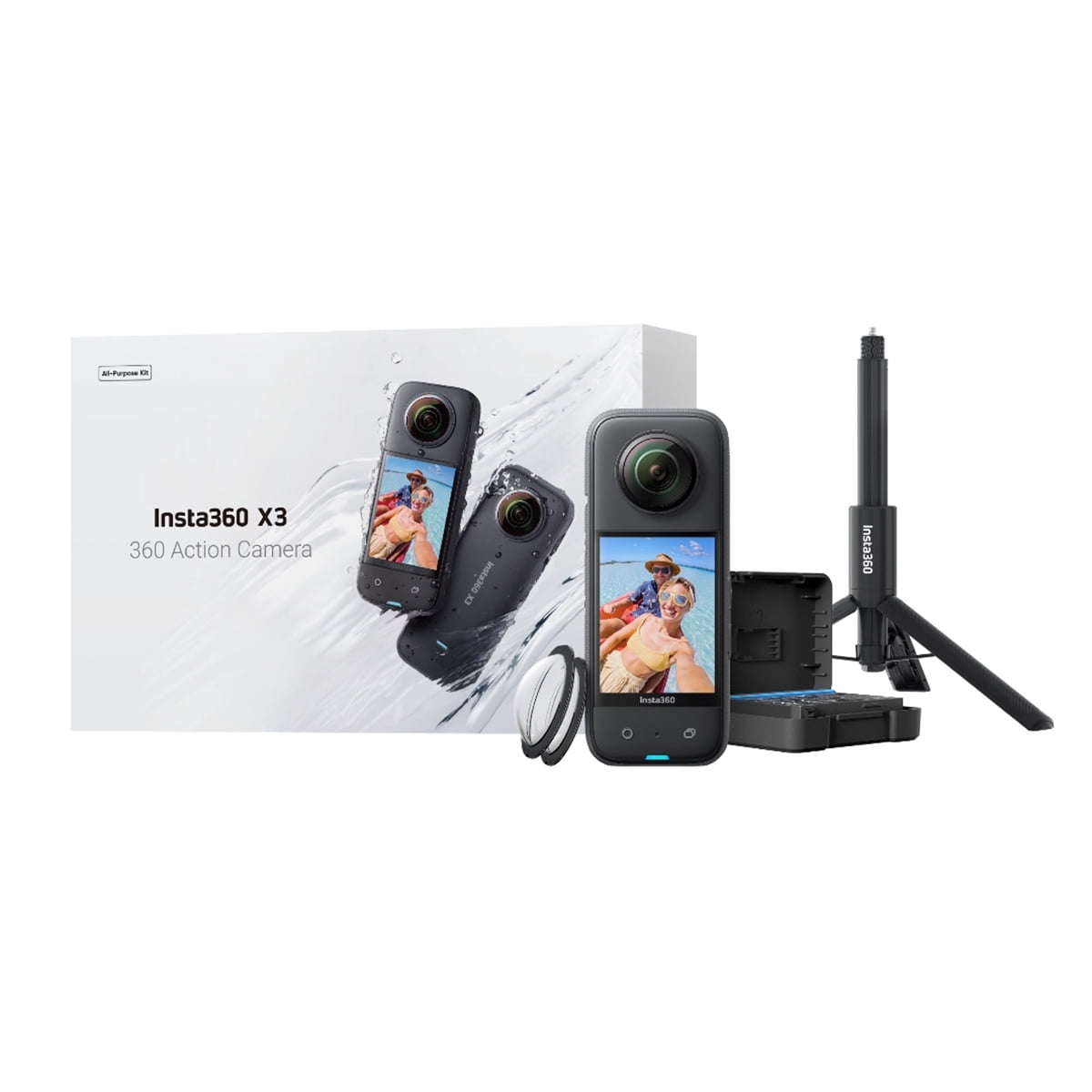 Insta360 X3 Pocket 360 Action Camera All-Purpose Kit