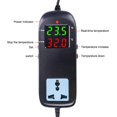 thumbnail image 4 of Controlador de temperatura digital con enchufe Mh-2000 Termostato electrónico inteligente Regulador de temperatura para invernadero (regulación europea) Feliz Sencillez, 4 of 5