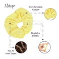 thumbnail image 4 of Jumbo Cotton Scrunchie - Pale Yellow, 4 of 5