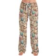 thumbnail image 7 of Fabrcox Women's Pajama Bottoms Soft Easter Egg Cute Animals Wide Leg Womens Sleep Pants Spring Elastic Waist Holiday Women Trouser, 7 of 7