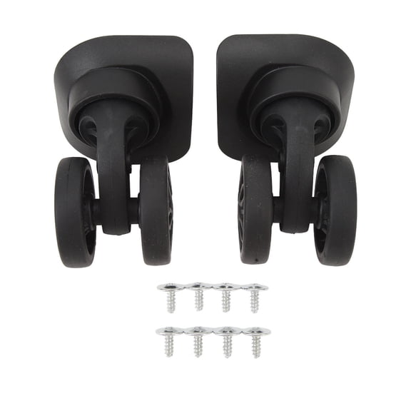 YAHHU 2-Pack Replacement Luggage Wheels – Universal, Quiet, Heat‑Insulated, Flame‑Retardant ABS Casters for Suitcase Repair & Easy Install