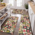 thumbnail image 2 of Pioneer Flower Floral Print Pattern Kitchen Rugs Sets Of 3,Kitchen Runner Rugs Non Skid Washable,Decorative Kitchen Floor Mats for Kitchen,Sink,Laundry,17X30 Inch + 17X47 Inch + 17X59 Inch, 2 of 6