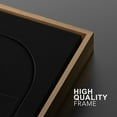 thumbnail image 4 of PixonSign Framed Wall Art Set Mid-Century Black Polygon Landscape Abstract Canvas Prints Geometric Splicing Modern Art Decoration Minimalist for Living Room, Bedroom, Office - 24"x36"x2 Natural, 4 of 5