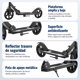 thumbnail image 4 of Patinete Plegable Ajustable con Freno, Plataforma Antideslizante para Niños y Adultos, 4 of 7
