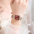thumbnail image 2 of Explojoy Women's Rectangle Quartz Watch – Elegant Stainless Steel Design with Date Display, 2 of 7