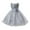 Silver, variant on Clothes Open Back Lace And Mesh Bridesmaid Dress Children's Sequined Sleeveless Chiffon Dress Performance Dress Dress Skirt