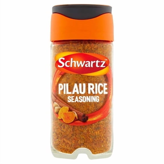 Schwartz Pilau Rice Seasoning Jar 65g, British Import (Pack of 3)