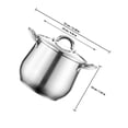 thumbnail image 2 of DEEPCRAFF Stainless Steel Steamer Cookware for Home Cooking with Preventing Spills Design 1Pack, 2 of 8