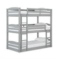 thumbnail image 6 of Better Homes & Gardens Tristan Triple Twin Convertible Floor Bunk Bed, Gray, 6 of 12