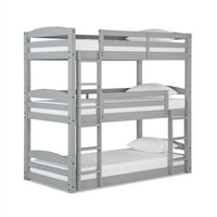 Better Homes and Gardens Tristan Triple Twin Convertible Floor Bunk Bed