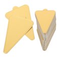 thumbnail image 4 of BESTYASH Golden Cake Cardboard Triangle Bases for Displaying Wedding Birthday and Holiday Cakes, 4 of 8