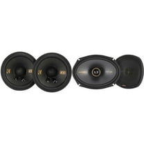 Kicker 51KSC6904 KS-Series 6x9" Coaxial Speakers with 1" tweeters,w/ 51KSC2704 KS-Series 2.75" Bundle