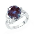 thumbnail image 2 of Sterling Silver with Blue Alexandrite Solitaire Ring, 2 of 3