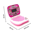 thumbnail image 2 of Computadora Laptop De Juguete Aprendizaje Bilingüe Para Niño Malubero  ROSA, 2 of 5