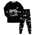 thumbnail image 3 of mgoYE Big Boys Pajamas Dinosaur Cotton Kids Truck 2 Piece Kids Pjs Sleepwear, 3 of 9