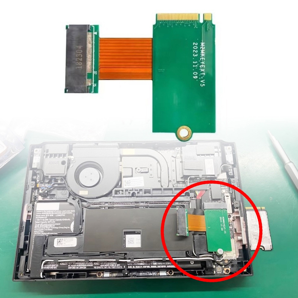 Adattatore M.2 NVMe Per Legion Go – Converti SSD Da 2240 A 2280 – Scheda Di Trasferimento Facile E Non Distruttiva – Accessorio Gaming