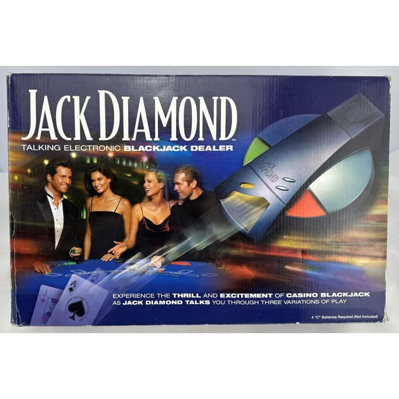 Open Box Jack Diamond Electronic Blackjack Game - 2001 - Parker Brothers