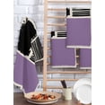 thumbnail image 2 of Purple Black Kitchen Dish Towels for Drying Dishes Set of 4, Farmhouse Striped Modern Abstract Art Waffle Weave Microfiber Hand Tea Bathroom Towels Quick Dry & Absorbent Towel 15.7x23.6, 2 of 7