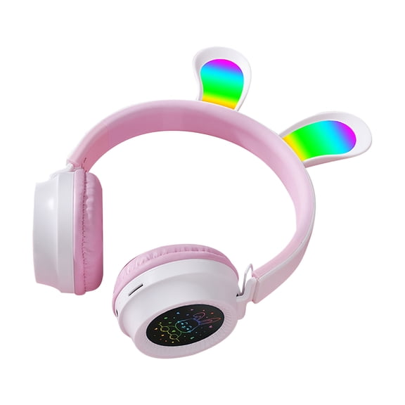 Hwkond Headset with Mic Rabbit Ear Headworn Wireless Bluetooth Earphone Noise Reduction Compact Earphone Up to 25% Off