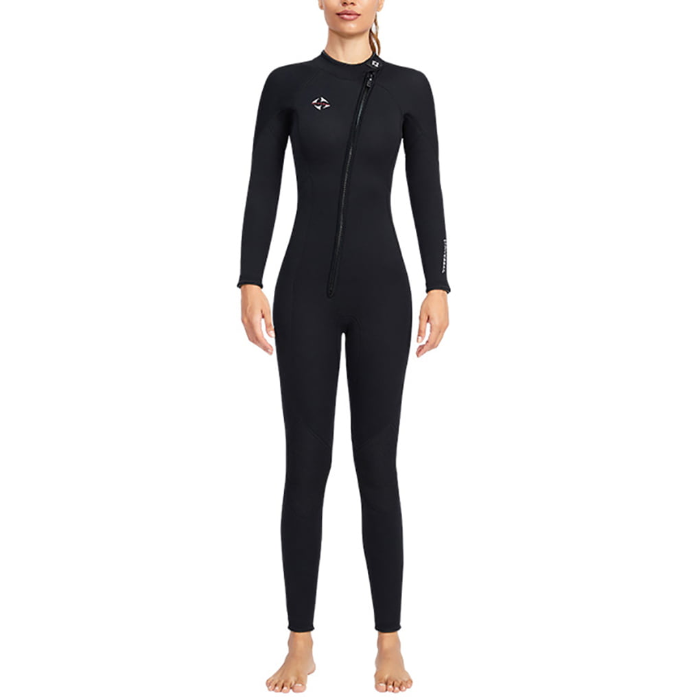 Couple 3mm Full Body Neoprene Wetsuit Wet Suit Surfing Chest Zip Surf Swimwear 