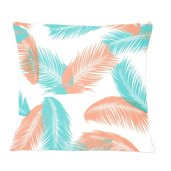 Designart Retro Tropical Foliage II' Mid-Century Modern Throw Pillow - 12x20