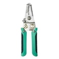 thumbnail image 1 of Pelacables Alicates para cables Accesorios para herramientas, Pelacables portátil para electricistas, Herramienta para cortar cables para prensar Verde, 1 of 8
