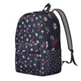 thumbnail image 2 of Dynamic Flowers Pattern Backpack Gift Idea Big School College Bookbag with Laptop Sleeve Dependable Unisex Backpack for Daily Commuting, 2 of 5