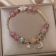 thumbnail image 2 of Pulsera de moda con piedras naturales incrustadas y luna Diseño temperamental Joyería Pulsera de mujer de diseño moderno y retro, 2 of 8