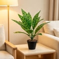 thumbnail image 4 of Plantas artificiales en maceta | Vegetación artificial para la decoración del hogar | Follaje realista de PVC para sala de estar, oficina y dormitorio, 4 of 6