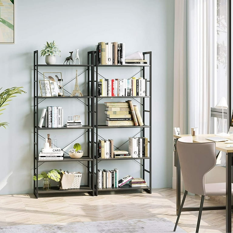 NEW 24x12x63 Inches Tall 5 Tier Bookshelf Display Shelf Organizer