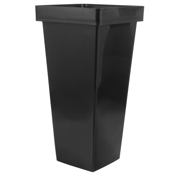 BESTYASH Black Indoor Umbrella Stand with Plastic Storage Bucket for Entryway, Hallways, and Home Organization