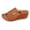 Brown, variant on BRICH Orthopedic Sandals for Women Dressy Comfortable Solid Color Wedge Platform Sandals with Arch Support Non Wide Mules White 6