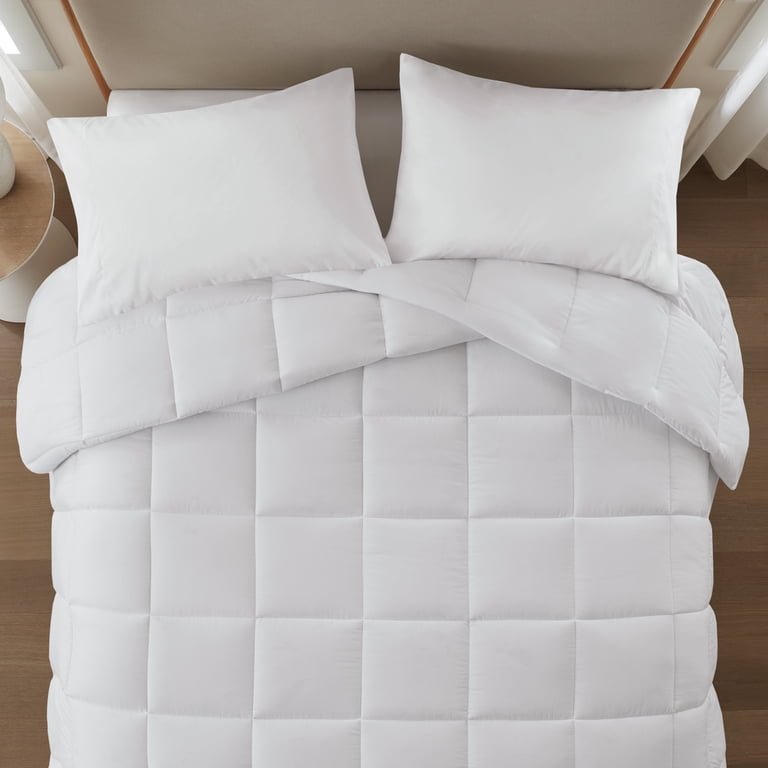 Mainstays Full/Queen Down-Alternative Comforter White photo 6