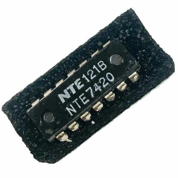 NTE7420  TTL TTL − Dual 4−Input Positive NAND Gate, DIP Type