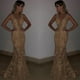 thumbnail image 1 of Vestido formal con tirantes finos y lentejuelas para mujer Vestido largo con escote en V profundo (Oro XL) FLhrweasw Para estrenar, 1 of 1