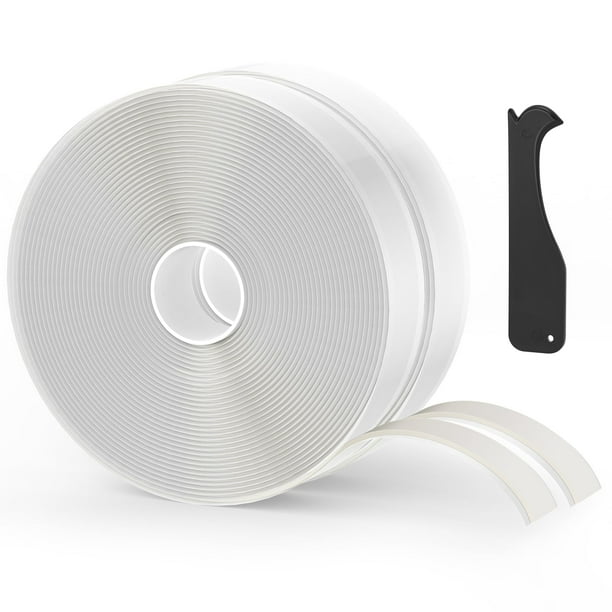 Cinta de butilo Rvhouse, blanca, 19 mm x 9 m, paquete de 2, sin endurecimiento